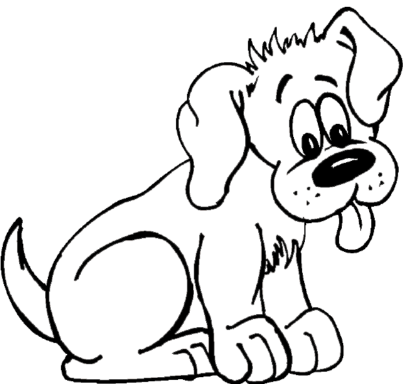 Dog coloring page